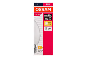 Лампа світлодіодна 6,8W 230V E14 3000К B60 Osram