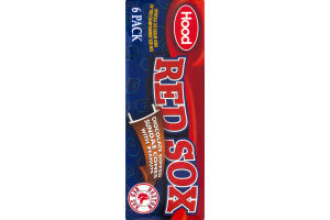 Hood Red Sox Chocolate Dipped Sundae Cones With Peanuts - 6 CT