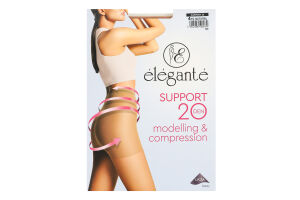 Колготки жіночі Elegante Support Modelling&Compression 20den 4 natural