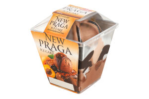 Мороженое 8% сливочное из какао New Praga ice cake Ласунка п/у 150г