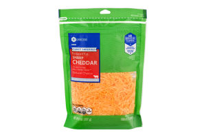 SE Grocers Fancy Shredded Reduced Fat Sharp Cheddar Natural Cheese