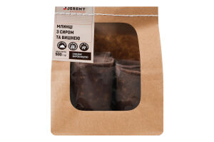 Блинчики с творогом и вишней Jeremy м/у 500г