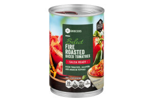 SE Grocers Select Diced Tomatoes Fire Roasted Salsa Ready