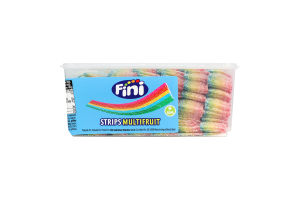 Цукерки Fini смужки мультифрукт кислі асорті жел