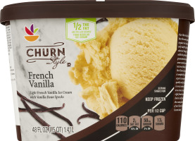 Ahold Churn Style Ice Cream French Vanilla