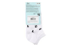 Шкарпетки підліткові чорні короткі р.31-34 Siela