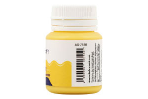 Фарба акрилова д/декору жовта глянсова 20мл АртКрафт