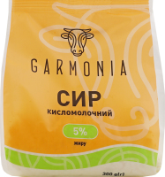 Сир кисломолочний 5% Garmonia м/у 300г