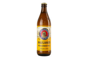 Пиво 0.5л 4.9% светлое фильтрованное низового брожения Paulaner бут