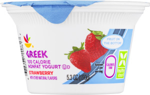 Ahold Greek 100 Calorie Nonfat Yogurt Strawberry