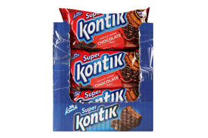 Печенье-сэндвич шоколадный вкус Super Kontik м/у 90г