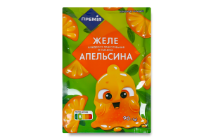 Желе быстрого приготовления со вкусом апельсина Премія м/у 90г