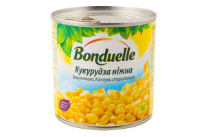 Кукуруза нежная вакуумированная стерилизованная Bonduelle ж/б 340г