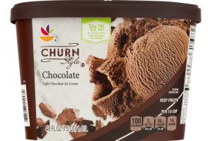 Ahold Churn Style Ice Cream Chocolate
