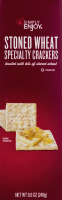 Simply Enjoy Specialty Crackers Stoned Wheat