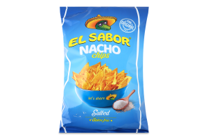 Чипси з сіллю Nacho El Sabor м/у 100г