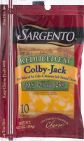 Sargento Reduced Fat Colby-Jack Cheese Slices - 10 CT