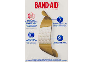 Band-Aid Flexible Fabric Adhesive Bandages - 39 CT