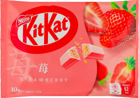 Батончик Kit Kat вафел смак полуниці у шоколаді