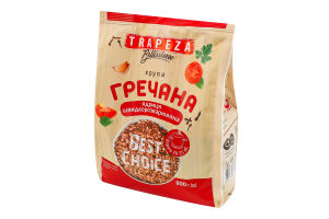 Крупа гречана ядриця швидкорозварювана Bellissimo Трапеза м/у 800г