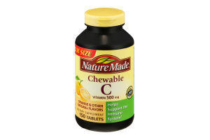 Nature Made C Vitamin 500mg Chewable Tablets - 150 CT