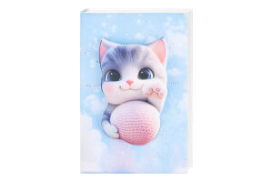 Блокнот ZiBi Kids Line Kitty 3D 145x210 80арк