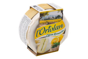 Сир м'який L'Ortolan з лимоном та розмарином 29% 135г Milleret
