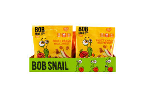 Снек фруктовый для детей от 12мес Multifruit Baby Bob Snail м/у 20г