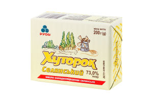 Масло солодковершкове 73% Селянське Хуторок м/у 200г