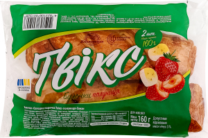 Булочки Клубника-банан Сладкая парочка Твикс Формула смаку м/у 2х80г