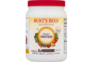 Burt's Bees Plant-Based Protein Shake Daily Protein Chocolate