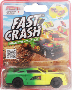 Автомодель инерционная FAST CRASH (в ассорт.)
