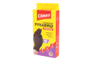 Перчатки нитриловые М Chisto 10шт