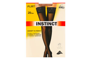Панчохи жіночі Instinct Flirt 20den 1/2 natural