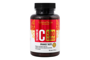 Витамин С со вкусом апельсина 500мг 100шт