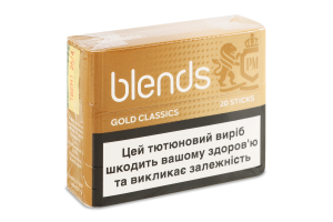 Виріб тютюновмісний для електричного нагрівання з фільтром Blends Classics Gold 20шт