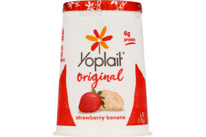 Yoplait Original Low Fat Yogurt Strawberry Banana