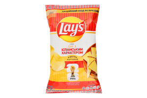 Чипсы картофельные Сыр с испанским характером Lay's м/у 95г