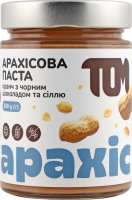 Паста арахисовая Кранч с черным шоколадом и солью Том с/б 300г