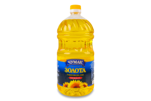 Олія соняшникова рафінована дезодорована виморожена марки П Золота Чумак п/пл 2л