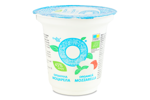 Сыр 45% мягкий органический Моцарелла Organic Milk ст 100г