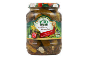 Огірки корнішони мариновані 550г твіст/б Rio