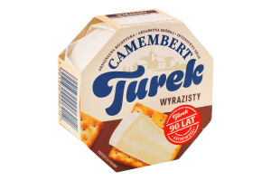 Сыр мягкий с плесенью Выраженный вкус Камамбер Turek к/у 120г