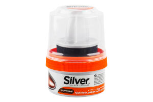 Крем-блиск д/взуття коричневий 50мл Сільвер