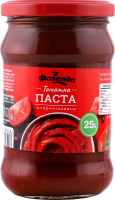 Паста томатна 25% стерилізована Фазенда в/с с/б 310г