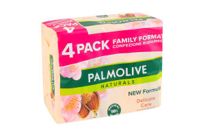 Мило тверде Мигдаль та молочко Naturals Palmolive 4х90г