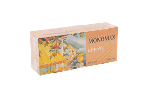 Чай Lemon чорний з цедрою та ароматом лимона дрібний 25*2г Monomax