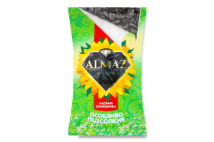 Насіння соняшника смажене солоне Almaz м/у 150г