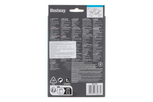 Подушка надувна флокірована для шиї 37х24х10см №67006 Bestway 1шт