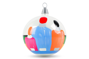 Ялинкова куля «Три фігури в полі»